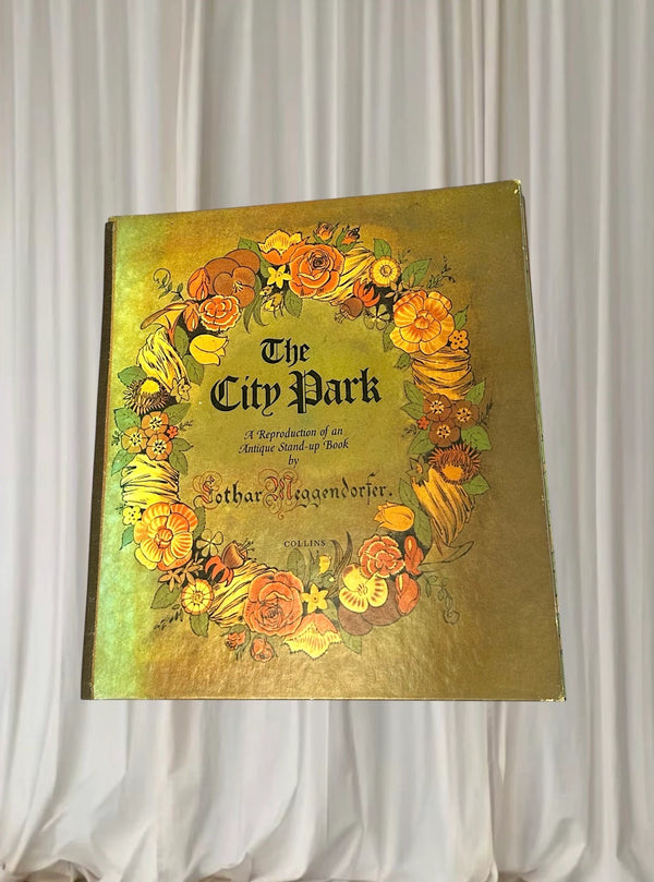 Collins Antique Stand-up Book - The City Park Lothar Meggendorfer Reproduction - Image 1