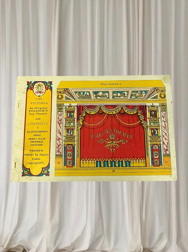 The Victoria An Original Pollock's Toy Theatre With Cinderella 1972 R.L.Stevenson - Image 1