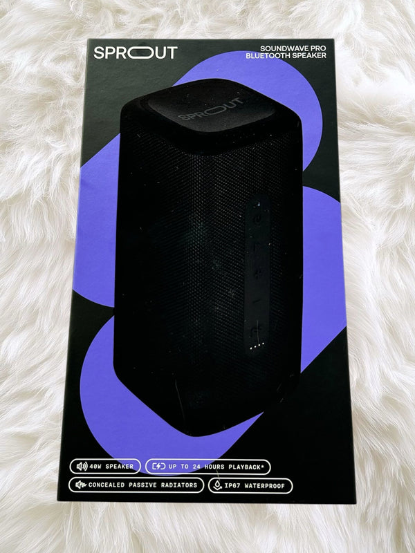 Sprout Soundwave Pro Bluetooth Speaker BNIB