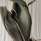 0855 Black Leather Backpack