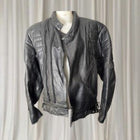 R.Jays Leathers Vintage 1980s Motorcycle Jacket - Black Biker Moto - Image 1