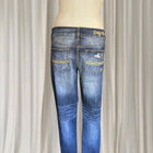 Indigo Rein Women's Distressed Embroidered Back Pocket Jeans - Blue Denim - Image 2