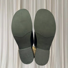 Too Many Shoes Croc-Embossed Mules - Black Faux Fur Lined Slip-Ons - Image 6