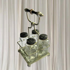 W.T. Rawleigh Co. Vintage Spice Bottles - Authentic Melbourne Glass Set With Metal Caddy - Image 1