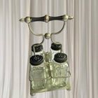 W.T. Rawleigh Co. Vintage Spice Bottles - Authentic Melbourne Glass Set With Metal Caddy - Image 2