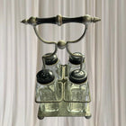 W.T. Rawleigh Co. Vintage Spice Bottles - Authentic Melbourne Glass Set With Metal Caddy - Image 3