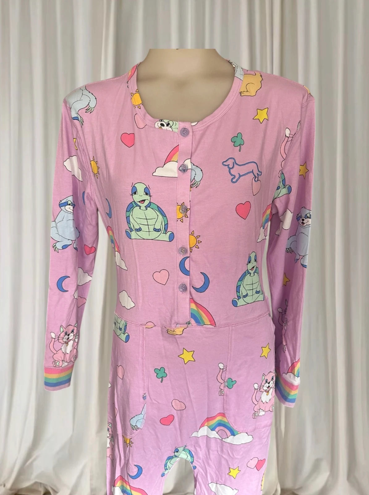 Peter Alexander Onesie - Pink All-Over Print Pajamas - Image 2
