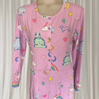 Peter Alexander Onesie - Pink All-Over Print Pajamas - Image 2