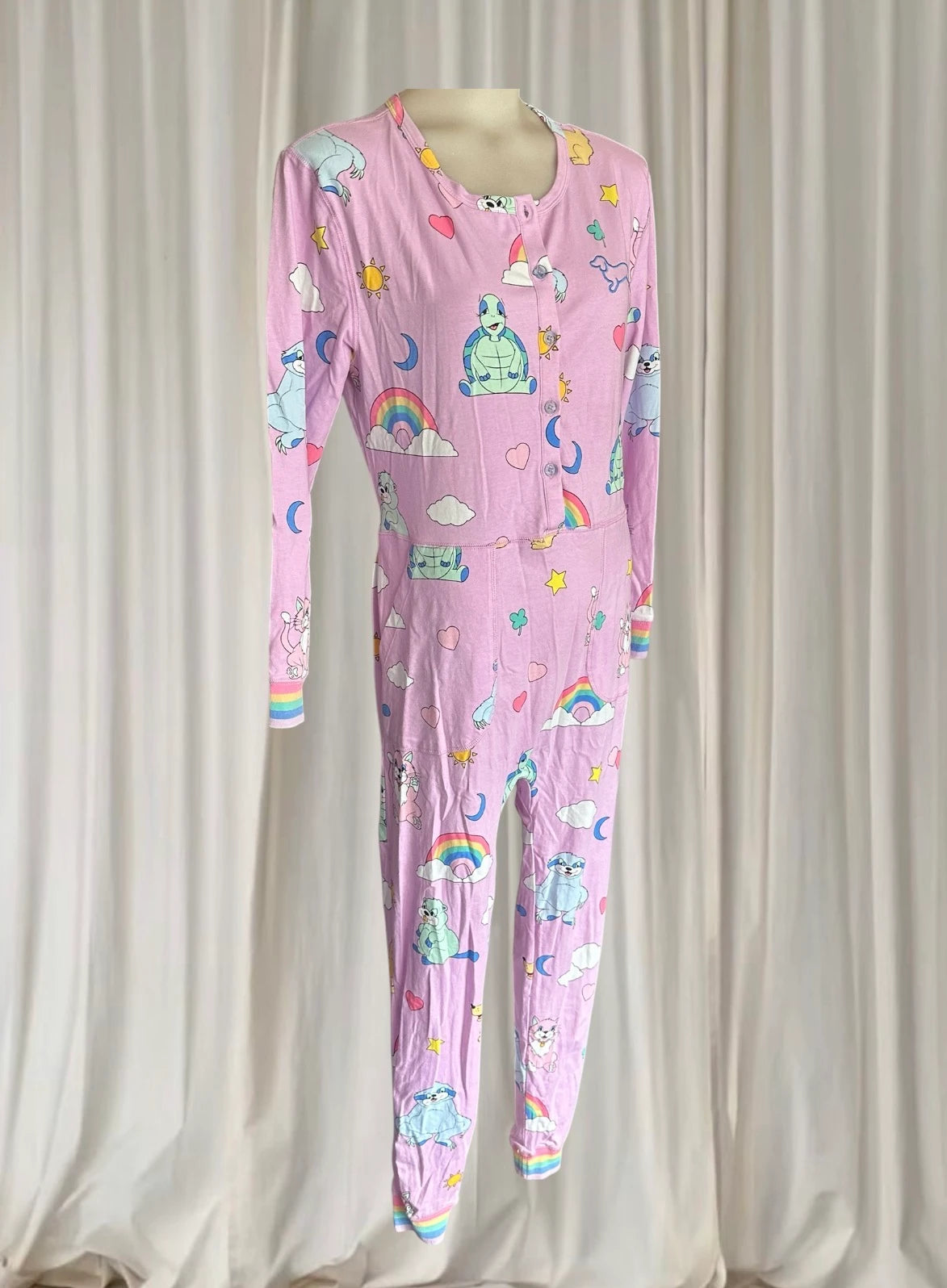 Peter Alexander Onesie - Pink All-Over Print Pajamas - Image 3