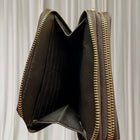 Men's Crocodile Pattern Embossed Leather Crossbody Messenger Bag - Dark Brown - Image 7