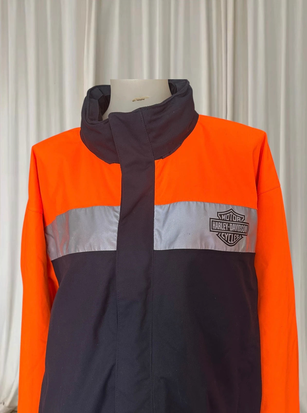 Harley-Davidson Hi-Vis Reflective Rain Jacket - Men's Size 2XL - Image 2