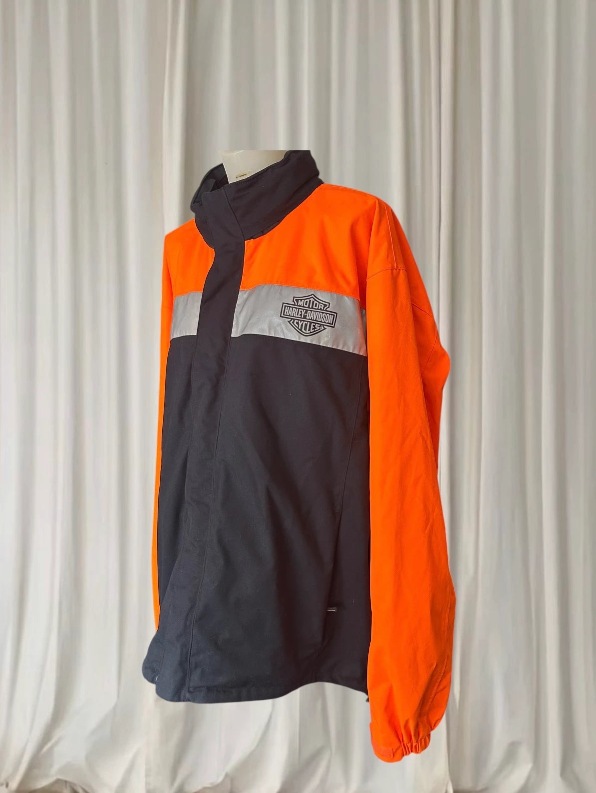 Harley-Davidson Hi-Vis Reflective Rain Jacket - Men's Size 2XL - Image 4