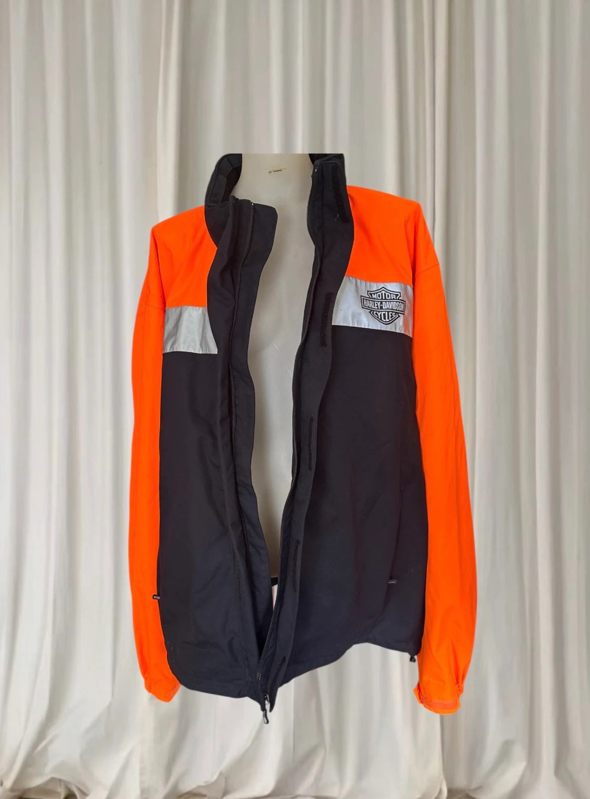 Harley-Davidson Hi-Vis Reflective Rain Jacket - Men's Size 2XL - Image 5