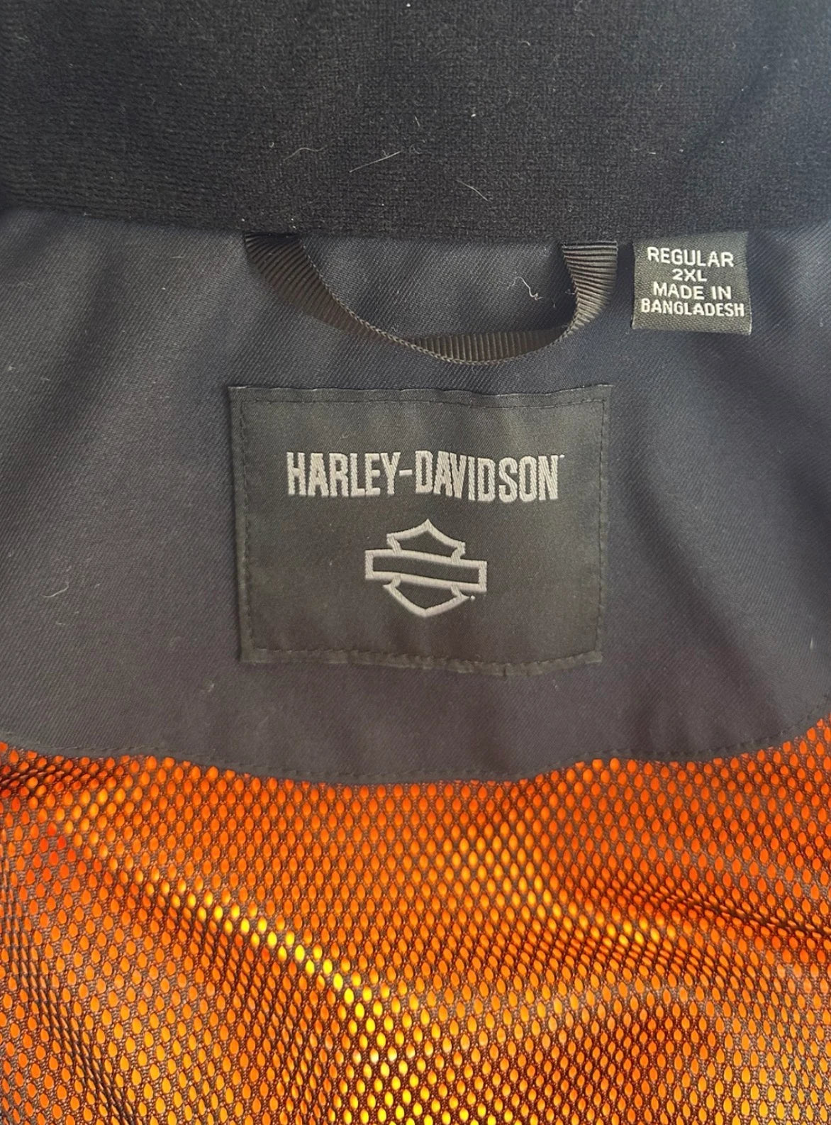 Harley-Davidson Hi-Vis Reflective Rain Jacket - Men's Size 2XL - Image 7