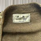 Alpasur Alpaca Wool Cardigan - Vintage Brown Geometric Trim - Image 5