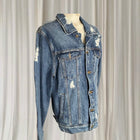 Thrills Wanderer Denim Jacket - Distressed Medium Wash - Image 3