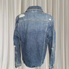 Thrills Wanderer Denim Jacket - Distressed Medium Wash - Image 5