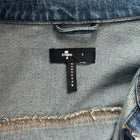 Thrills Wanderer Denim Jacket - Distressed Medium Wash - Image 6