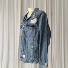 Thrills Wanderer Denim Jacket - Distressed Medium Wash - Image 4