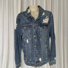 Thrills Wanderer Denim Jacket - Distressed Medium Wash - Image 2