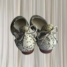 Silver Lining Leather Snake Print Sandals - Comfortable Flat Shoes - Image 6