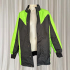 K1 Race Gear Motorsport Jacket - Neon Green and Black Colorblock - Image 2