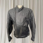 R.Jays Leathers Vintage 1980s Motorcycle Jacket - Black Biker Moto - Image 2