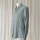 Boggi Milano Men's Gingham Check Long Sleeve Button-Down Shirt - Green/White - Image 4