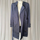 Sportscraft Valentina Trench Coat - Navy Blue Double-Breasted Belted Jacket - Image 3