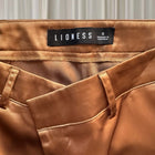 Lioness Satin Cargo Shorts - Bronze Utility Style - Image 5