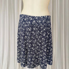Review Anchors Away A-Line Skirt - Navy Blue Nautical Print - Image 4