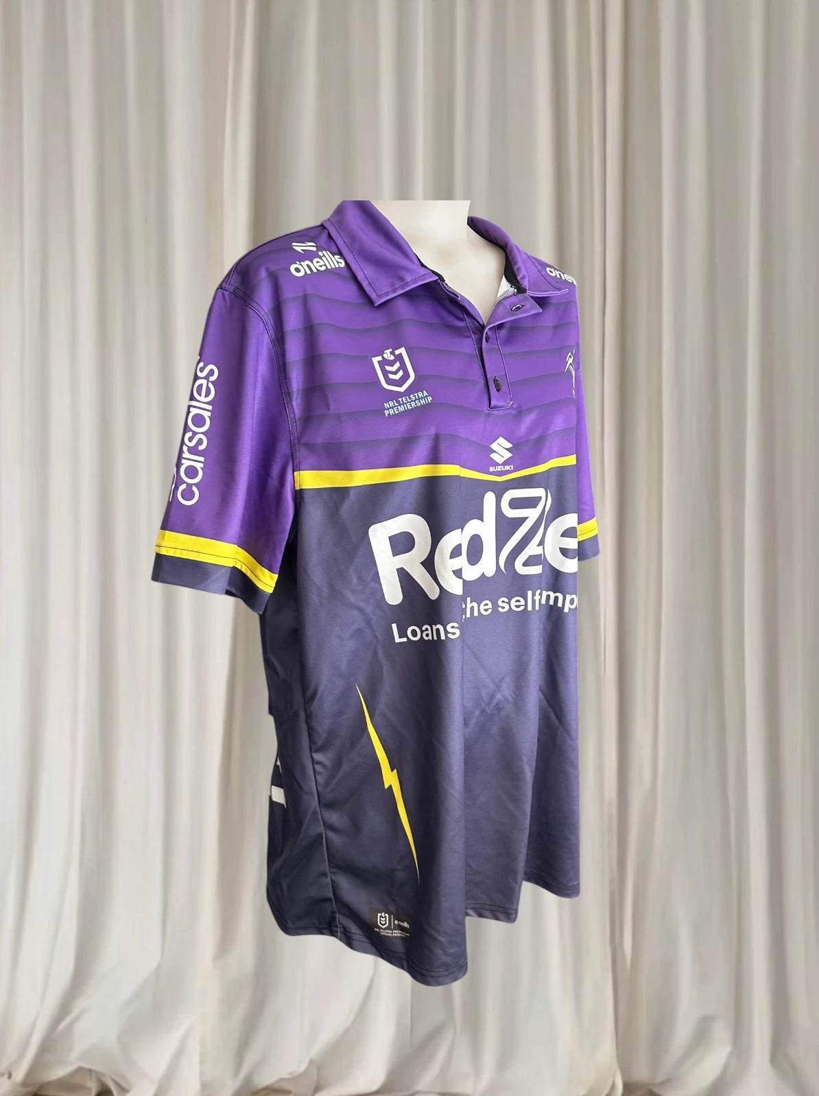 O'Neills Melbourne Storm Polo Shirt - Official 2023 NRL Team Merchandise - Image 2