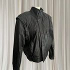 Vintage 80s Leather Bomber Jacket - Authentic Made In Mexico Retro Style - Image 4