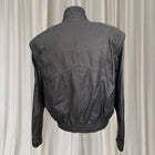 Vintage 80s Leather Bomber Jacket - Authentic Made In Mexico Retro Style - Image 6