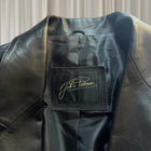 John Palermo Leather Blazer Jacket - Vintage Classic Black Men's Coat - Image 6