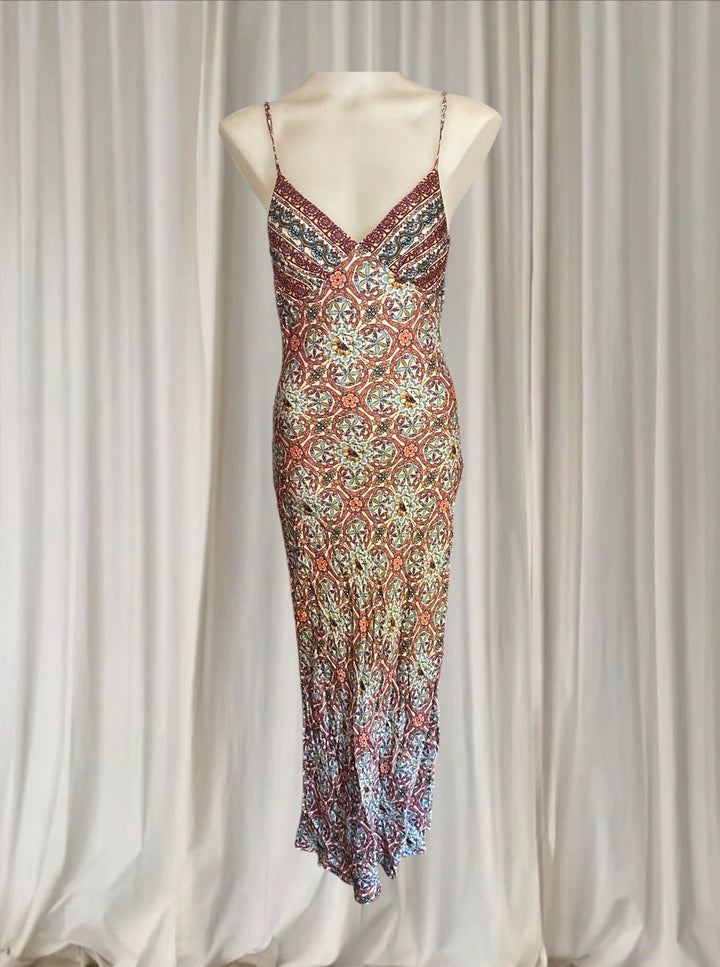 Tigerlily Monarch Dixie Midi Slip Dress - Elegant Printed Silhouette - Image 1