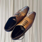 Tarocash Cosmo Men's Brown Cap Toe Oxford Dress Shoes - Size 11 - Image 1