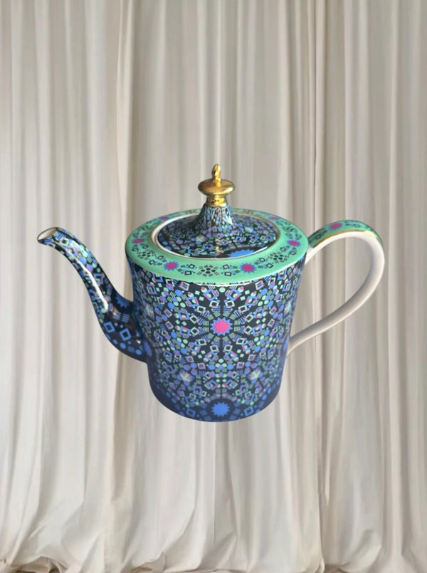 T2 Tea Kaleidoscope Teapot - Vibrant Porcelain Brew Pot - Image 1