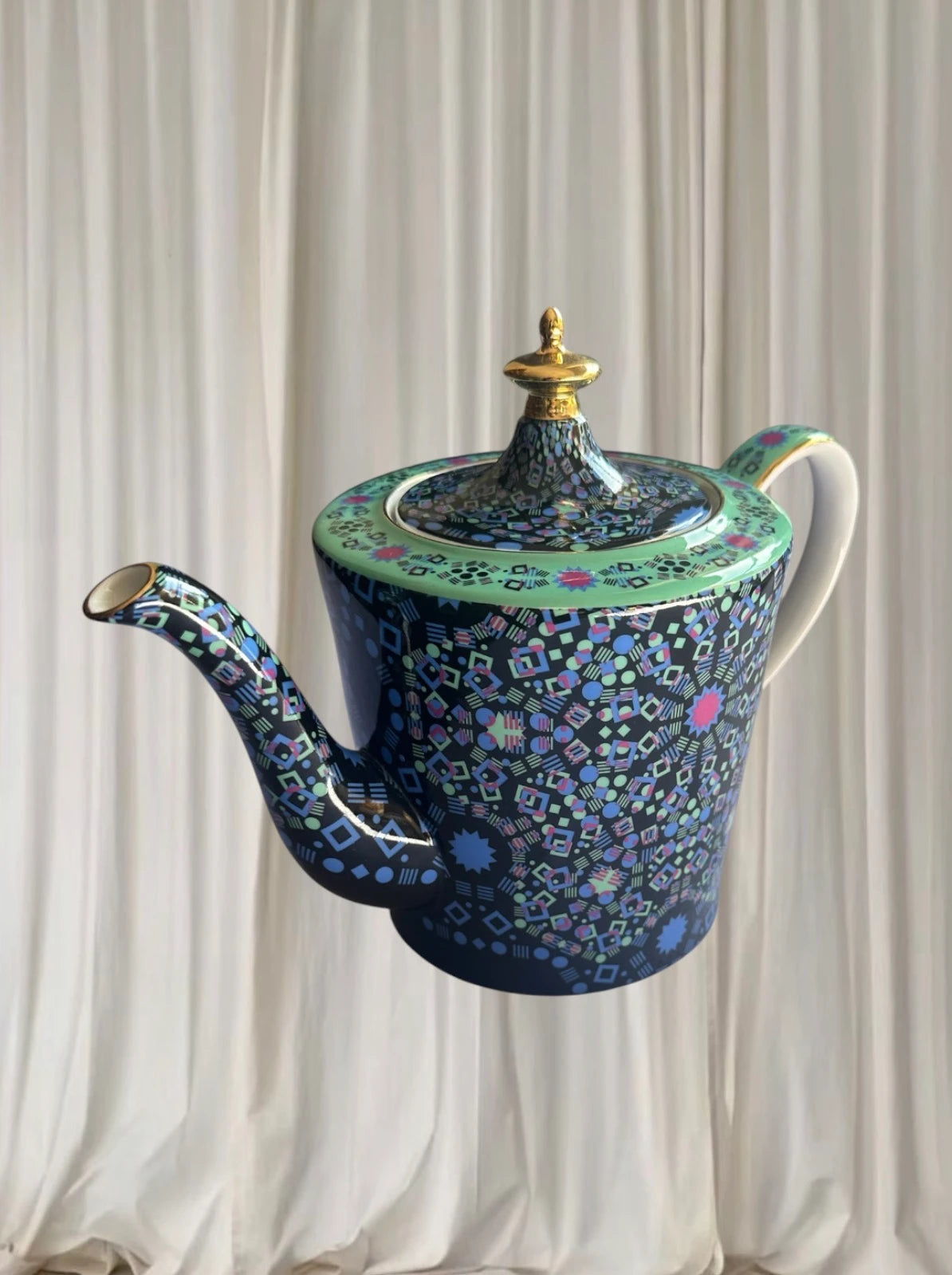 T2 Tea Kaleidoscope Teapot - Vibrant Porcelain Brew Pot - Image 3