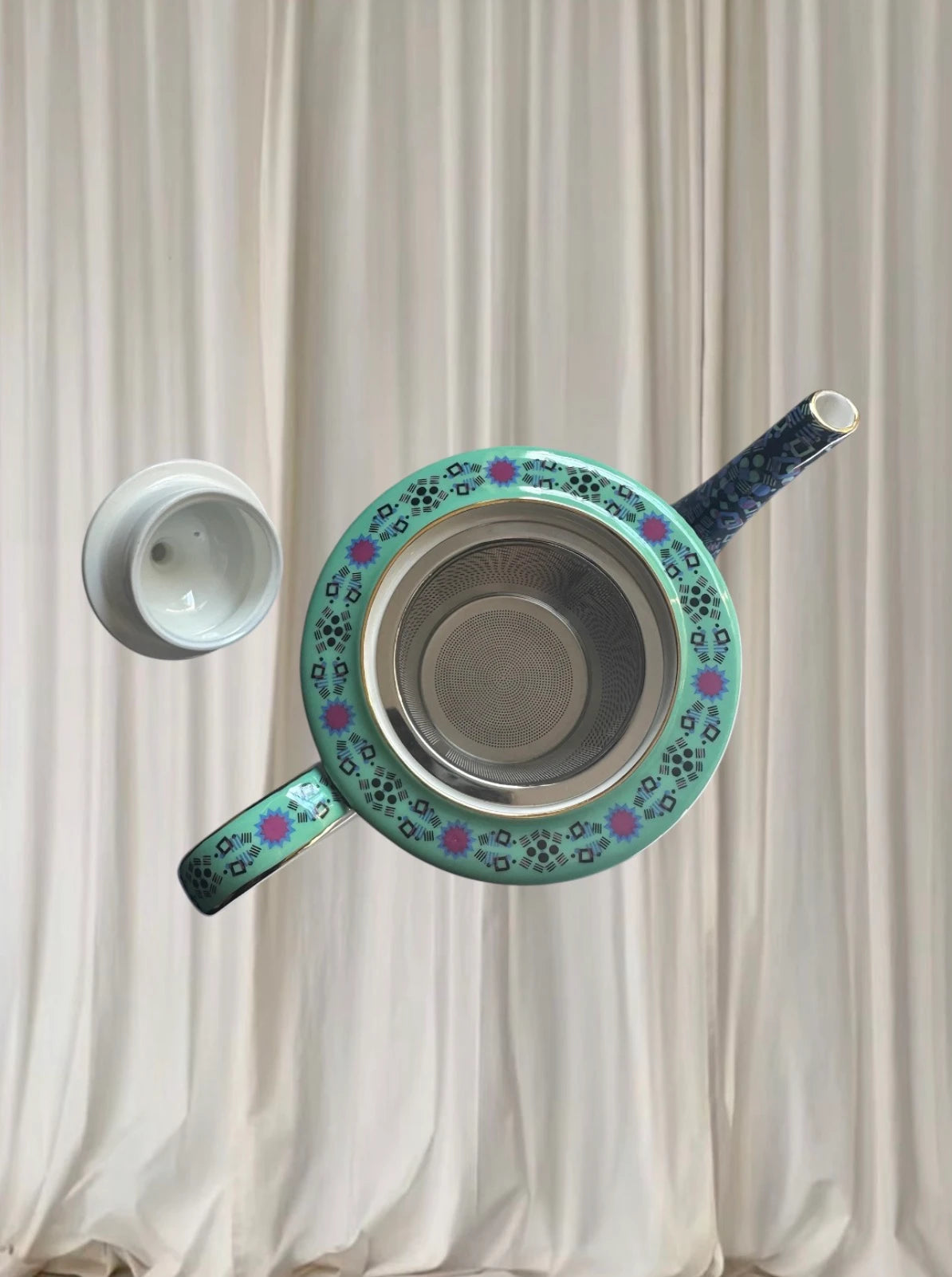 T2 Tea Kaleidoscope Teapot - Vibrant Porcelain Brew Pot - Image 6