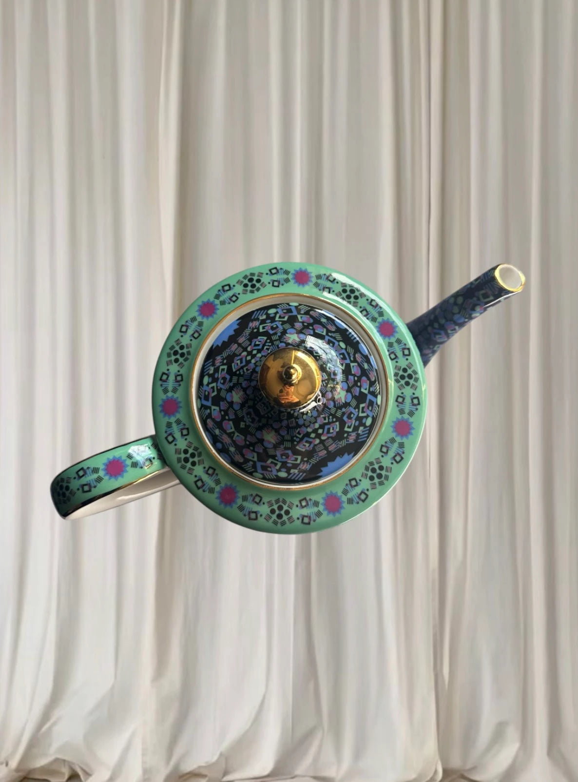 T2 Tea Kaleidoscope Teapot - Vibrant Porcelain Brew Pot - Image 5