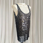 By Malene Birger Sequin Tank Top - Elegant Black Embellished Evening Wear - Image 4