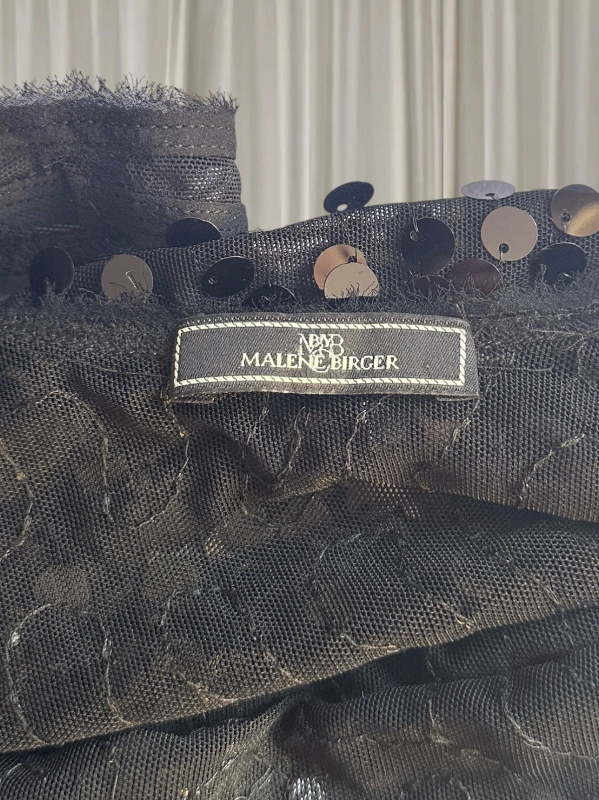By Malene Birger Sequin Tank Top - Elegant Black Embellished Evening Wear - Image 6