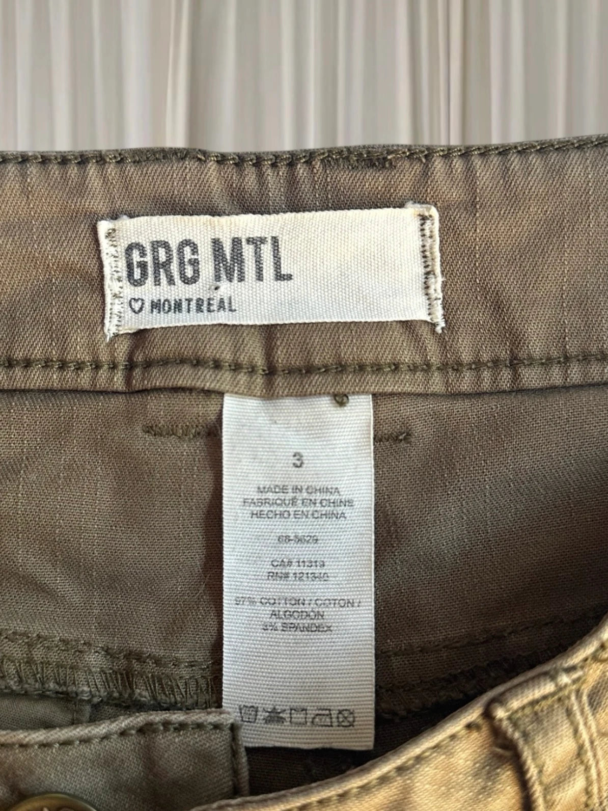 GRG MTL Montreal Khaki Pleated Cargo Shorts - Y2K Utility Mini Shorts - Image 6