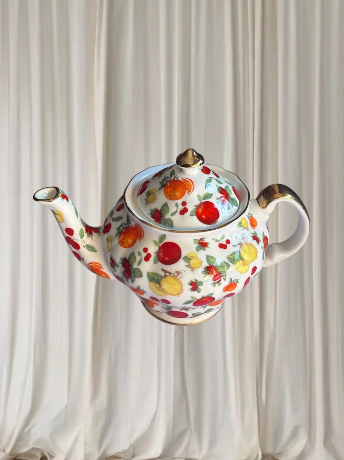 Royal Worcester Teapot - Classic Evesham Gold Fine Porcelain - Image 2