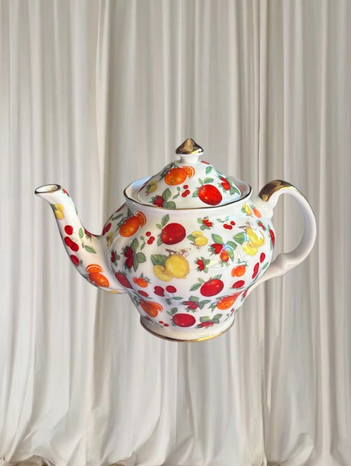 Royal Worcester Teapot - Classic Evesham Gold Fine Porcelain - Image 3