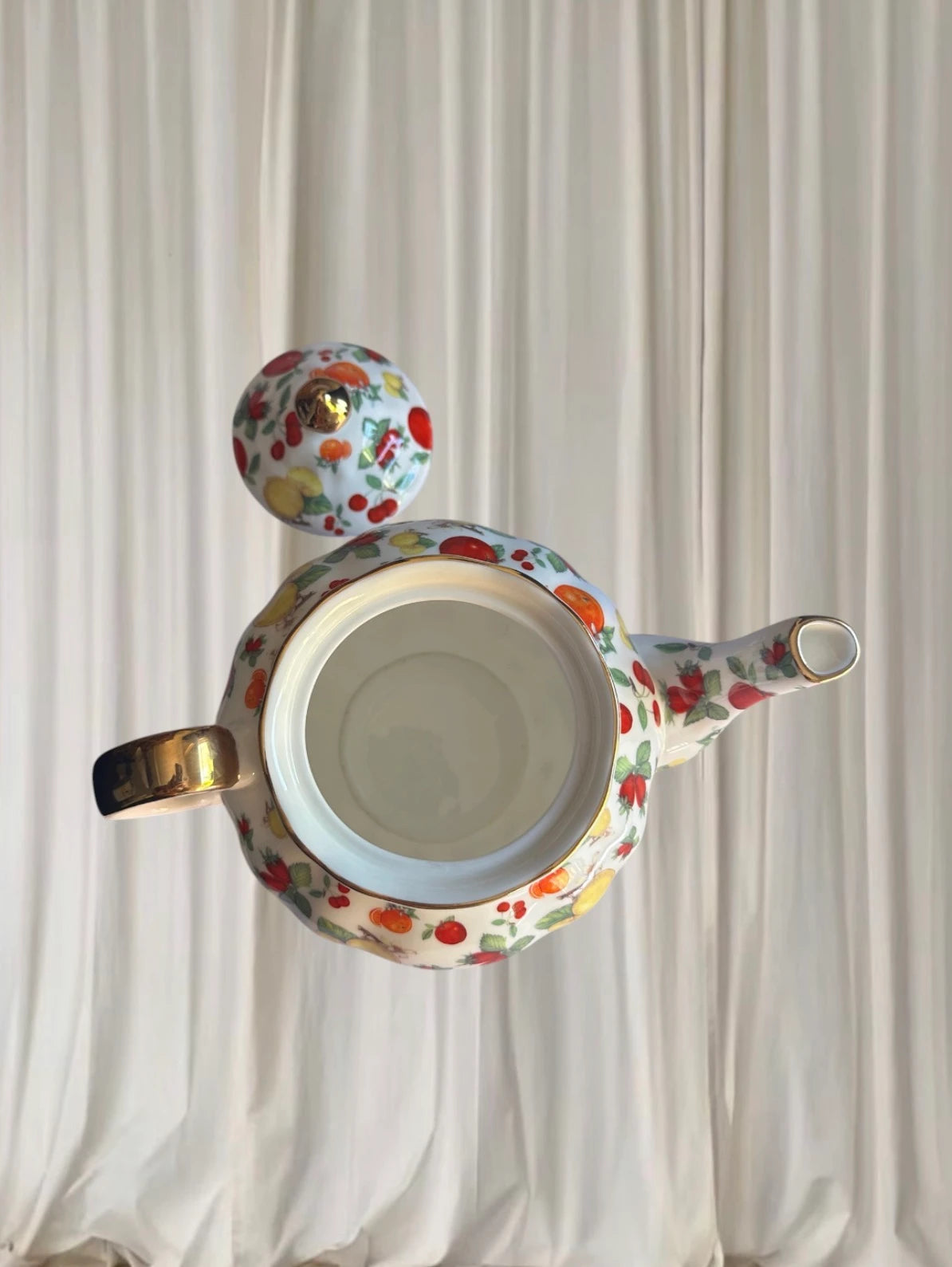Royal Worcester Teapot - Classic Evesham Gold Fine Porcelain - Image 5