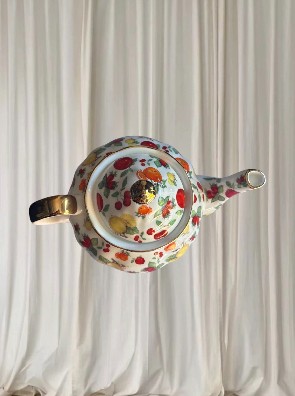 Royal Worcester Teapot - Classic Evesham Gold Fine Porcelain - Image 4