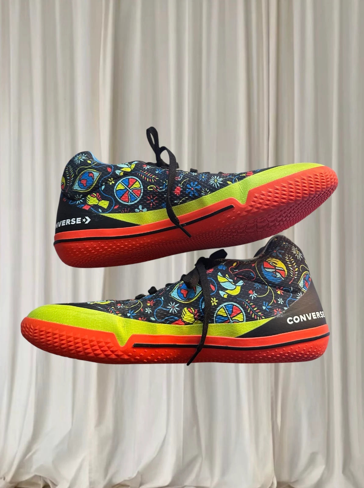 Converse All Star BB Evo Sneakers - Peace & Unity Performance Basketball Shoes - Image 3