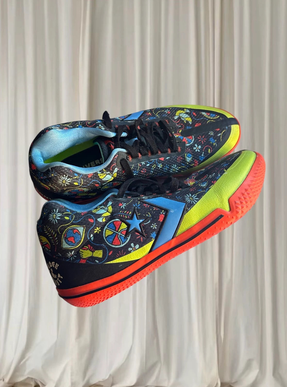 Converse All Star BB Evo Sneakers - Peace & Unity Performance Basketball Shoes - Image 1
